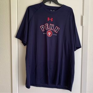 Under Armour Dark Blue Penn Short Sleeve Tee